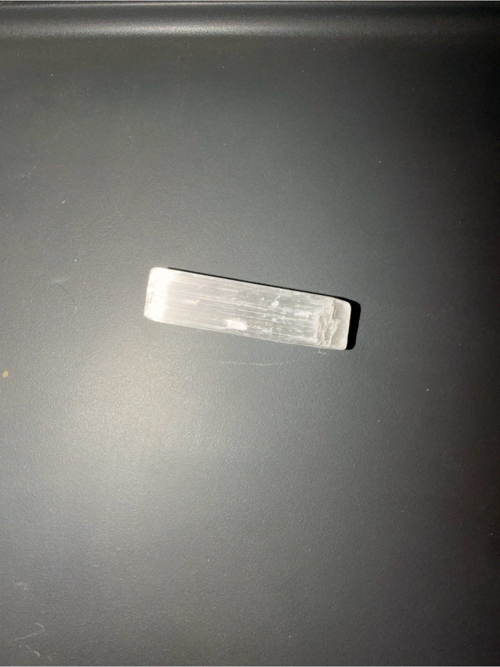 Clear Selenite Charging Wand - White